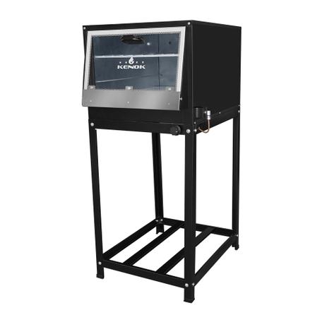 Forno Industrial Baixa Pressão Com Cavalete E Tampa De Vidro 54L - Kenok Menor preço em Forno Industrial Baixa Pressão Com Cavalete E Tampa De Vidro 54L - Kenok