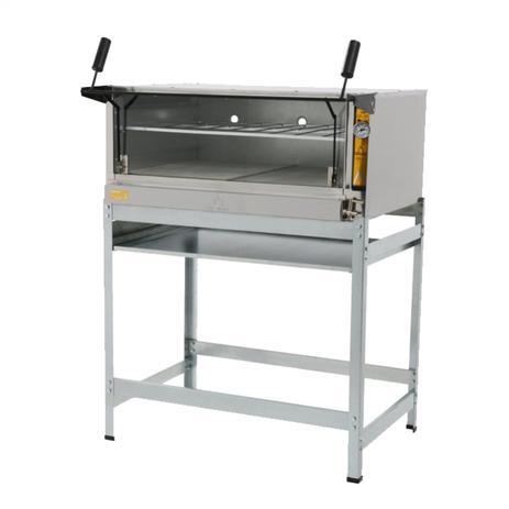 Forno Industrial Guilhotina 80cmx60cm 1 Câmara A Gás Metalmaq Cinza Menor preço em Forno Industrial Guilhotina 80cmx60cm 1 Câmara A Gás Metalmaq Cinza