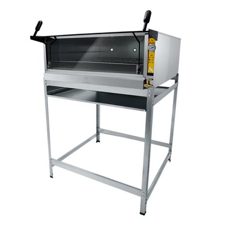 Forno Industrial Guilhotina 95cmx95cm 1 Câmara A Gás Metalmaq Cinza Menor preço em Forno Industrial Guilhotina 95cmx95cm 1 Câmara A Gás Metalmaq Cinza