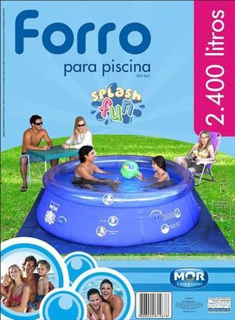 Forro para Piscina 2400 L Splash Fun MOR - 2,50m Piso Menor preço em Forro para Piscina 2400 L Splash Fun MOR - 2,50m Piso