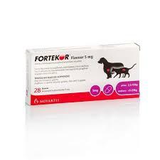Fortekor Flavour 5Mg Novartis Cães E Gatos - 28 Comprimidos Menor preço em Fortekor Flavour 5Mg Novartis Cães E Gatos - 28 Comprimidos