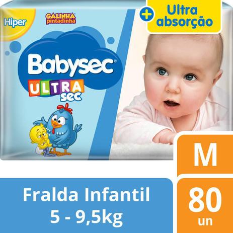 Fralda Babysec Galinha Pintadinha Ultrasec M - 80 Fraldas é boa?