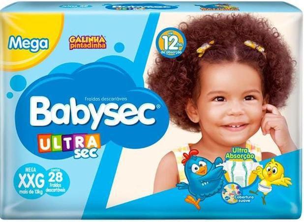 Fralda Babysec Ultrasec Galinha Pintadinha Descartável Tamanho XXG - 28 Unidades Menor preço em Fralda Babysec Ultrasec Galinha Pintadinha Descartável Tamanho XXG - 28 Unidades