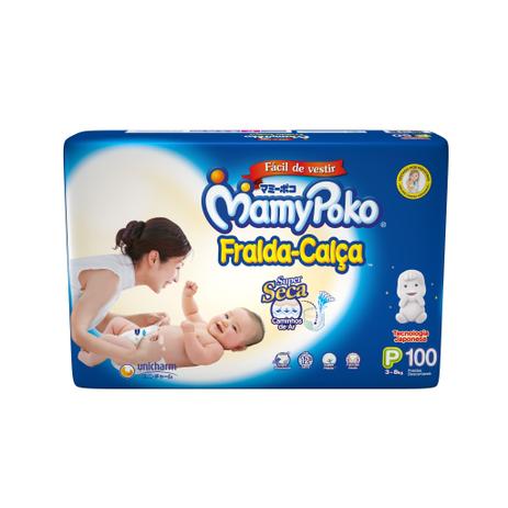 FRALDA CALÇA  Descartável Mamypoko  P /  Pacote  c/ 100 Unidades - Tecnologia Japonesa é boa?