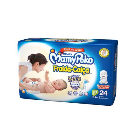 FRALDA CALÇA  Descartável Mamypoko  P /  Pacote  c/ 24 Unidades - Tecnologia Japonesa é boa?