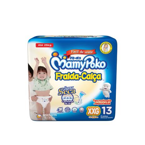 FRALDA CALÇA  Descartável Mamypoko  XXG /  Pacote  c/ 13 Unidades - Tecnologia Japonesa é boa?