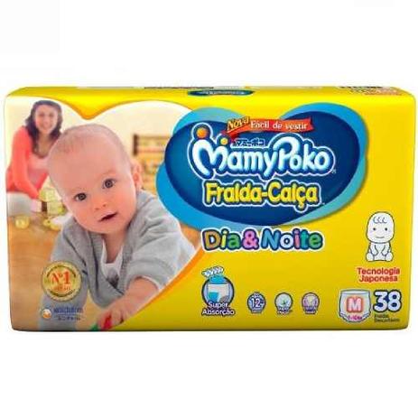 Fralda calça mamypoko dia noite m 4 pct. c/38 cxf Menor preço em Fralda calça mamypoko dia noite m 4 pct. c/38 cxf