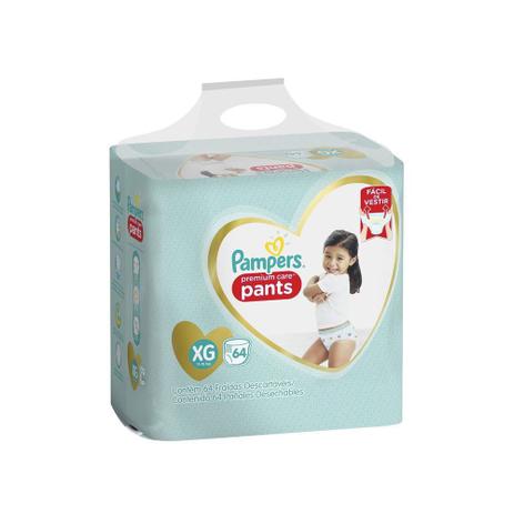 Fralda Calça Pampers XG Premium Care Pants 64 Menor preço em Fralda Calça Pampers XG Premium Care Pants 64