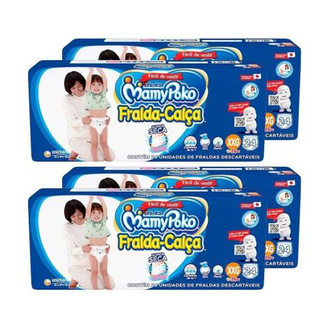 Fralda Descartável Mamypoko Calça Jumbo Extra Extra Grande - 4 Pacotes com 24 Tiras - Mamy Poko é ruim? Fralda Descartável Mamypoko Calça Jumbo Extra Extra Grande - 4 Pacotes com 24 Tiras - Mamy Poko é boa?
