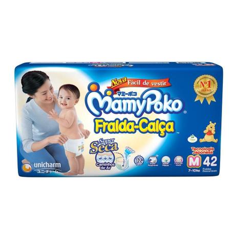 Fralda Descartável MamyPoko Calça Mega Super Seca Tam. M 168 Tiras - Mamy poko é boa?