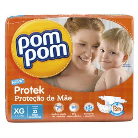Fralda Descartável Pom Pom Protek Baby Econômica Extra Grande 22 Unidades - Hypermarcas Menor preço em Fralda Descartável Pom Pom Protek Baby Econômica Extra Grande 22 Unidades - Hypermarcas