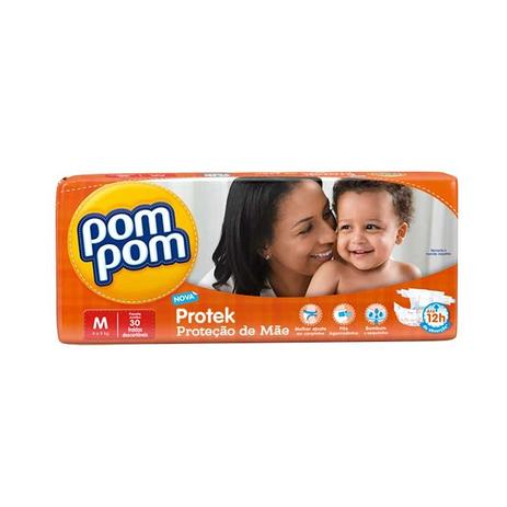 Fralda Descartável Pom Pom Protek Baby Econômica Média 30 Unidades - Hypermarcas é boa?