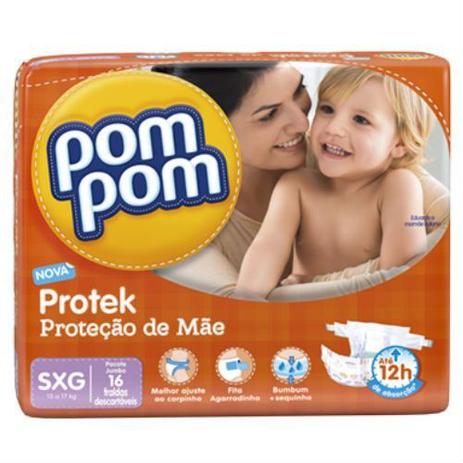 Fralda Descartável Pom Pom Protek Baby Econômica Sxg 16 Unidades - Hypermarcas é boa?