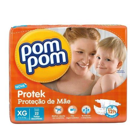 Fralda Descartável Pom Pom Protek Baby Econômica XG 22 Unidades é boa?
