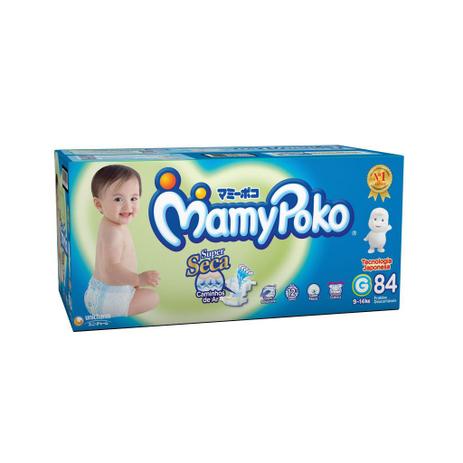 FRALDA FITA  Descartável Mamypoko  G / Caixa c/ 84 Unidades - Tecnologia Japonesa é boa?