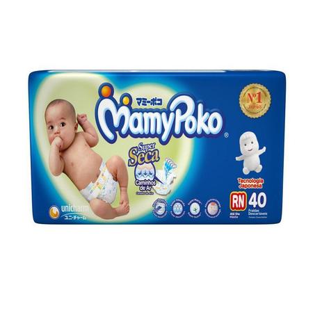 Fralda Fita Descartável MamyPoko - RN / Pacote com 40 Unidades - Tecnologia Japonesa Menor preço em Fralda Fita Descartável MamyPoko - RN / Pacote com 40 Unidades - Tecnologia Japonesa