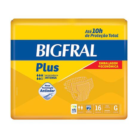 Fralda Geriátrica Bigfral Plus Embalagem Econômica G 16 Unidades - Cremer Menor preço em Fralda Geriátrica Bigfral Plus Embalagem Econômica G 16 Unidades - Cremer