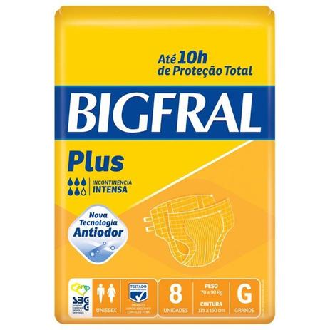 Fralda Geriátrica Bigfral Plus G Com 8 Unidades é ruim? Fralda Geriátrica Bigfral Plus G Com 8 Unidades é boa?