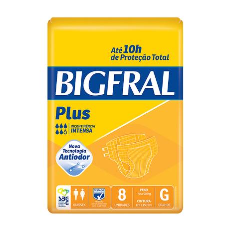 Fralda Geriátrica Bigfral Plus Grande 8 unidade é ruim? Fralda Geriátrica Bigfral Plus Grande 8 unidade é boa?