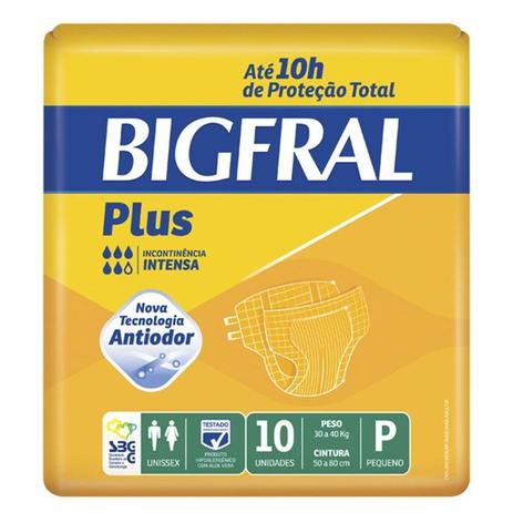 Fralda Geriátrica Bigfral Plus P Com 10 Unidades é ruim? Fralda Geriátrica Bigfral Plus P Com 10 Unidades é boa?