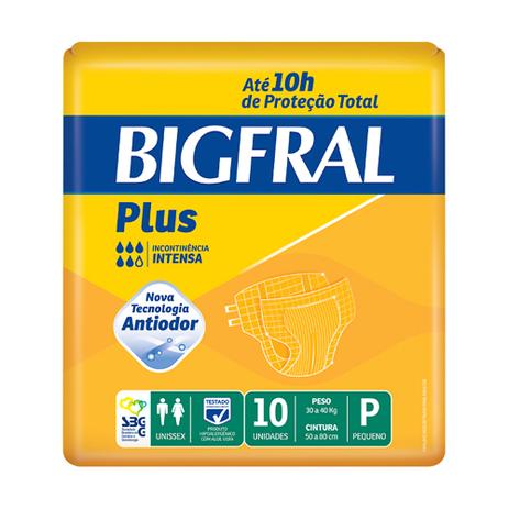 Fralda Geriátrica Bigfral Plus Pequena 10 Unidades é ruim? Fralda Geriátrica Bigfral Plus Pequena 10 Unidades é boa?