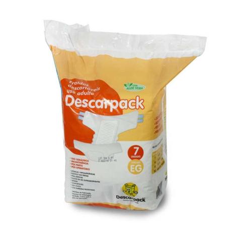 Fralda Geriátrica Descarpack Fardo Com 84und - Tamanho EG Menor preço em Fralda Geriátrica Descarpack Fardo Com 84und - Tamanho EG