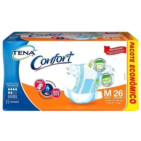 Fralda Geriátrica Descartável Confort Tam. M - 78 unidades - Tena - Desconhecido Menor preço em Fralda Geriátrica Descartável Confort Tam. M - 78 unidades - Tena - Desconhecido