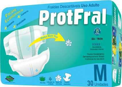 Fralda geriatrica protfral m c/30 Menor preço em Fralda geriatrica protfral m c/30
