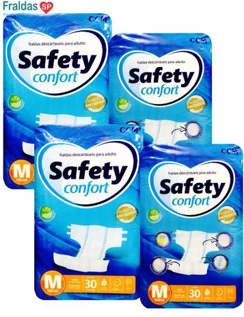 Fralda Geriatrica Safety Confort Mega Tamanho M Com 30 unidades - Ccm é boa?