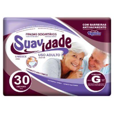 Fralda geriatrica suavidade g c/30 Menor preço em Fralda geriatrica suavidade g c/30