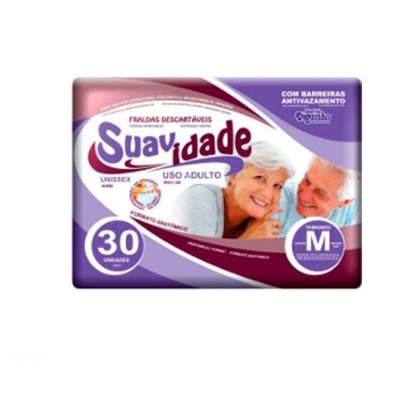 Fralda geriatrica suavidade m 3 pct. c/30 cxf Menor preço em Fralda geriatrica suavidade m 3 pct. c/30 cxf
