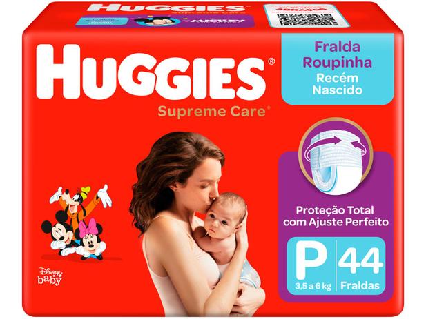 Fralda Huggies Supreme Care Roupinha Calça Tam. P - 0 a 6kg 44 Unidades Menor preço em Fralda Huggies Supreme Care Roupinha Calça Tam. P - 0 a 6kg 44 Unidades