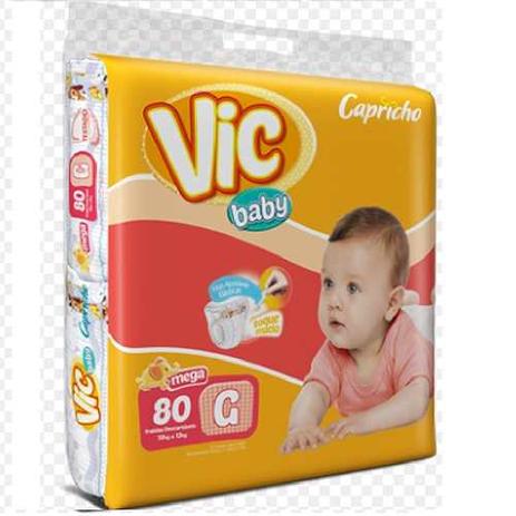 Fralda infantil descartavel vic baby g c/80 é boa?