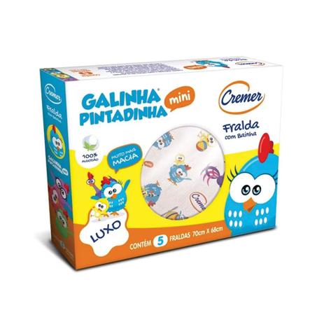 Fralda Luxo Galinha Pintadinha - Cremer é boa?