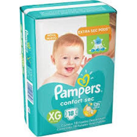 Fralda Pampers Confort Sec Infantil Xg c/18 (Kit c/3) é ruim? Fralda Pampers Confort Sec Infantil Xg c/18 (Kit c/3) é boa?
