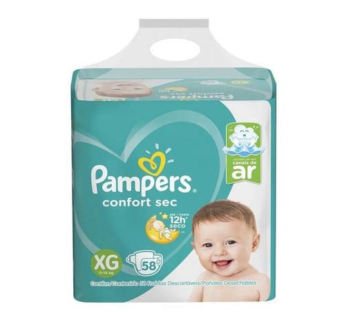 Fralda Pampers Confort Sec Xg 58 Unidades Fralda Descartavel Magazine Luiza
