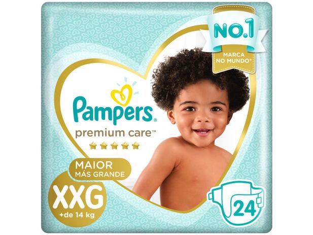 Fralda Pampers Premium Care XXG - + de 14kg 24 Unidades Menor preço em Fralda Pampers Premium Care XXG - + de 14kg 24 Unidades
