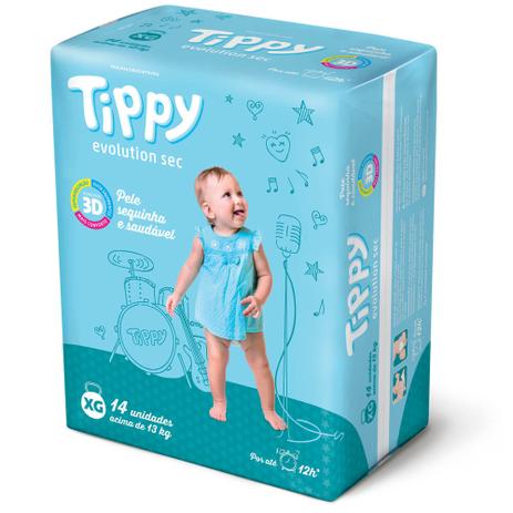 Fralda Tippy Evolution Sec Mega XG - 36 Unidades Menor preço em Fralda Tippy Evolution Sec Mega XG - 36 Unidades