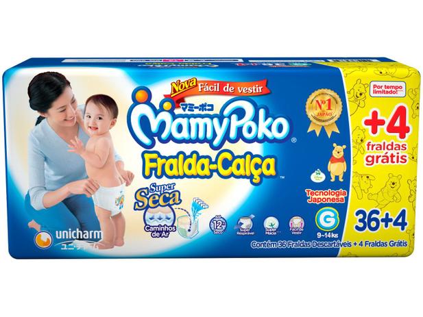 Fraldas Calça MamyPoko Tam. G 40 Unidades - Dupla Proteção é ruim? Fraldas Calça MamyPoko Tam. G 40 Unidades - Dupla Proteção é boa?