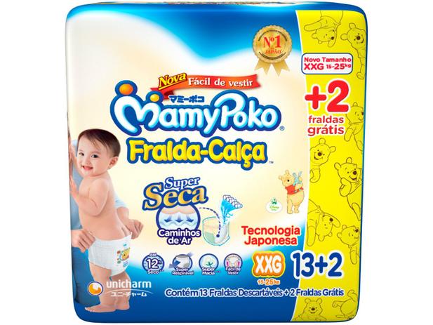 Fraldas Calça MamyPoko Tam. XXG 15 Unidades - Dupla Proteção é ruim? Fraldas Calça MamyPoko Tam. XXG 15 Unidades - Dupla Proteção é boa?