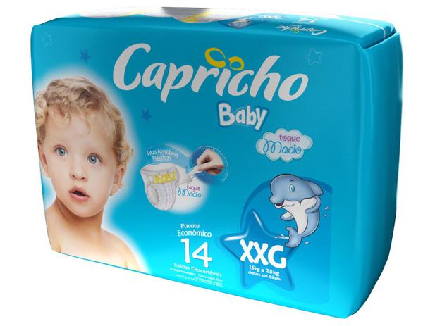 Fraldas Capricho Baby Tam XXG - 14 Unidades Menor preço em Fraldas Capricho Baby Tam XXG - 14 Unidades