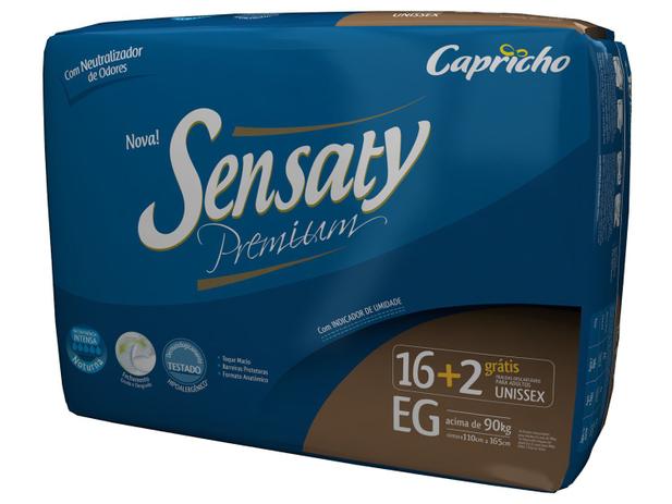 Fraldas Capricho Sensaty Premium Tam EG - 16 Unidades Menor preço em Fraldas Capricho Sensaty Premium Tam EG - 16 Unidades