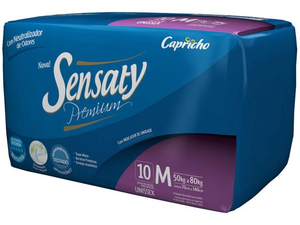 Fraldas Capricho Sensaty Premium Tam M - 10 Unidades Menor preço em Fraldas Capricho Sensaty Premium Tam M - 10 Unidades