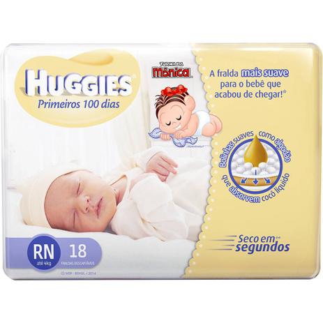 Fraldas Descartáveis Huggies Turma da Mônica Primeiros 100 Dias RN - 18 un - Monica Menor preço em Fraldas Descartáveis Huggies Turma da Mônica Primeiros 100 Dias RN - 18 un - Monica