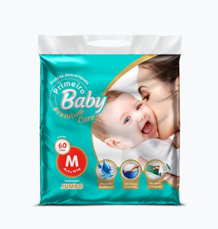 Fraldas Descartaveis Primeiro Baby Premium Jumbo M 1 Toalha Umedecida Primeiro Baby Premium 2 Pacotes De Fraldas Fralda Descartavel Magazine Luiza
