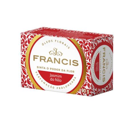 Francis Classico Sabonete Barra Vermelho 90g Menor preço em Francis Classico Sabonete Barra Vermelho 90g