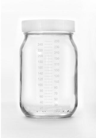 Frasco Graduado Matern Milk - 250 ml - Vidro Menor preço em Frasco Graduado Matern Milk - 250 ml - Vidro