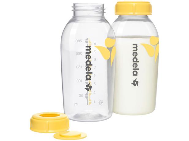 Frascos para coleta e armazenamento de leite materno Medela 2 unidades de 250ml Menor preço em Frascos para coleta e armazenamento de leite materno Medela 2 unidades de 250ml