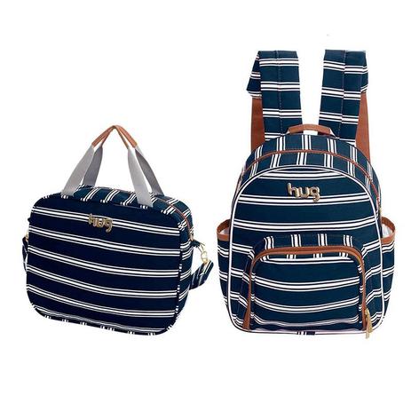 Frasqueira e Mochila Maternidade Lisboa Azul Marinho - Hug Menor preço em Frasqueira e Mochila Maternidade Lisboa Azul Marinho - Hug