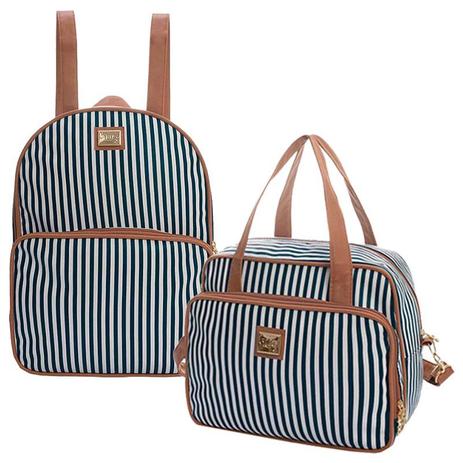 Frasqueira e Mochila Maternidade Lollipop Azul - Hug Menor preço em Frasqueira e Mochila Maternidade Lollipop Azul - Hug